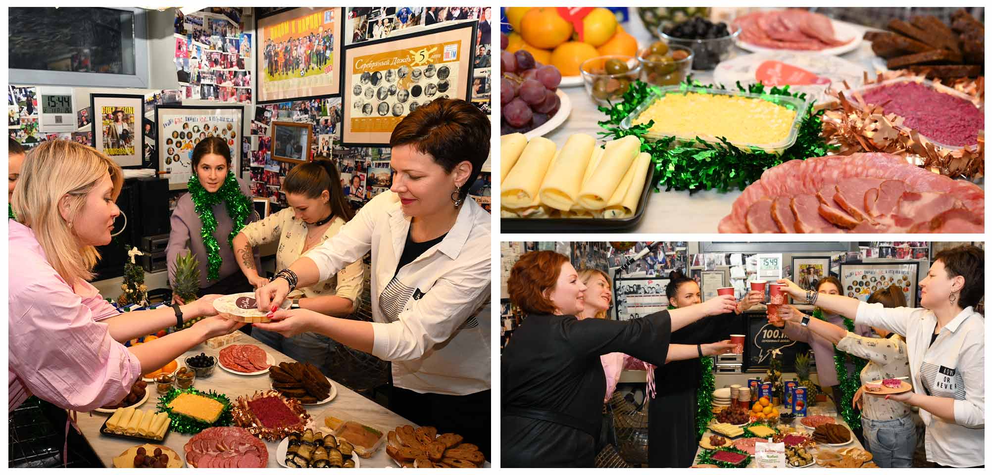 мясная и сырная нарезка КуулКлевер для корпоративов