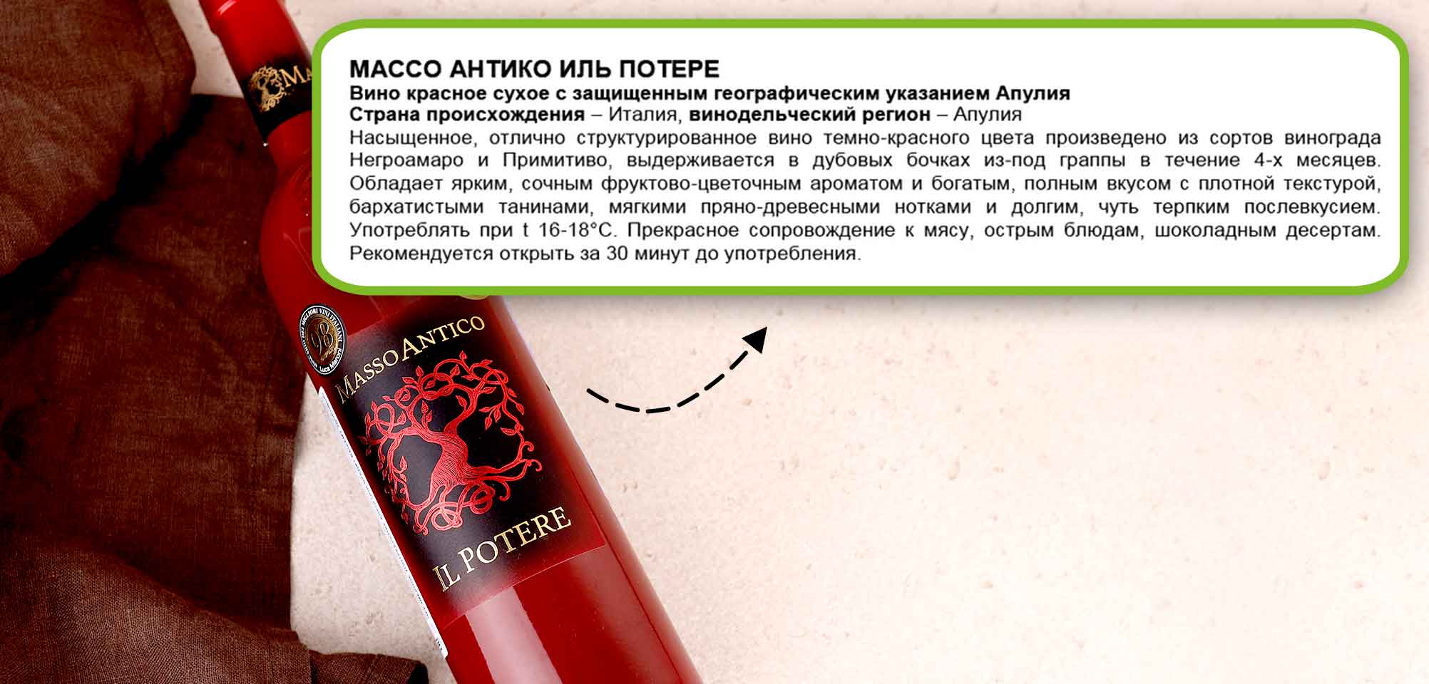 Упаковка вино