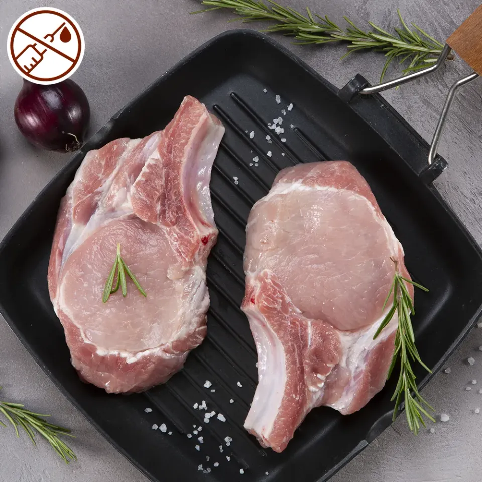 Стейк из свиной корейки на косточке МясновЪ По-Царски