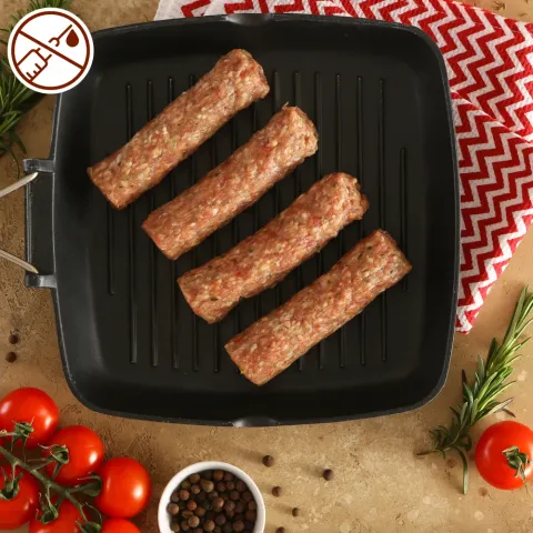 Кебаб из говядины, свинины и курицы