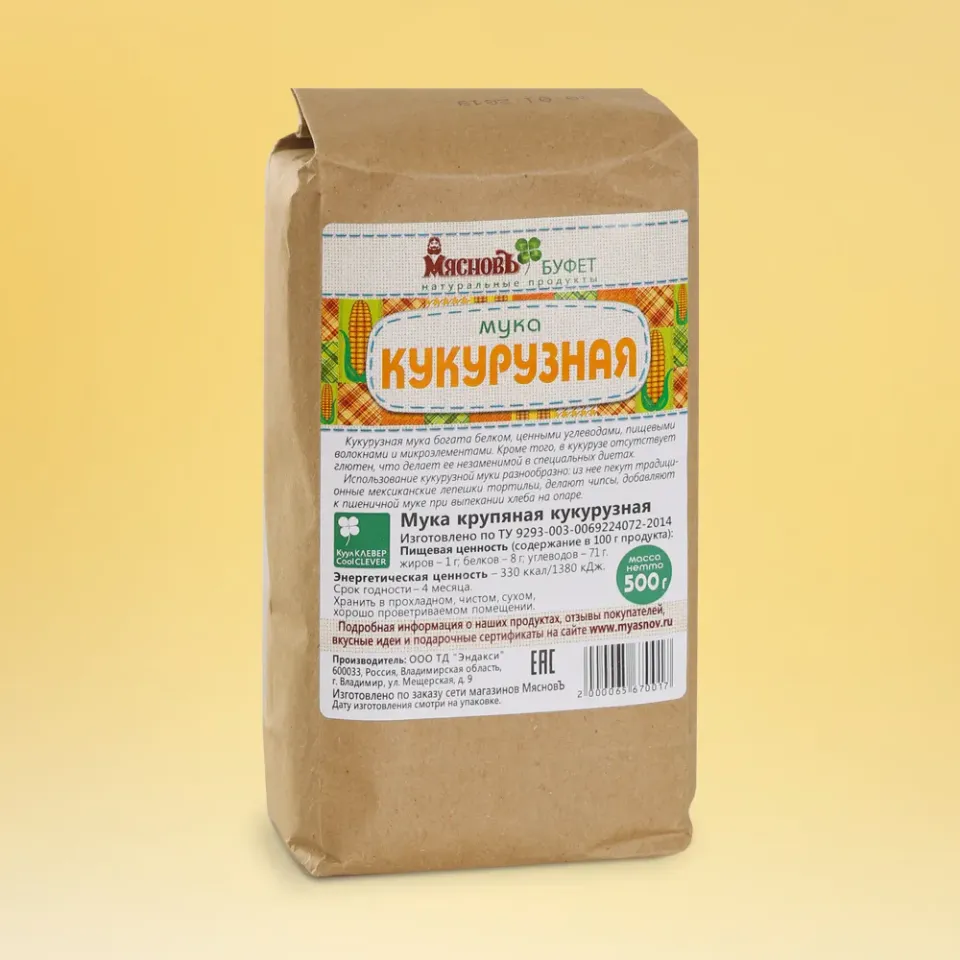 Мука кукурузная 500г