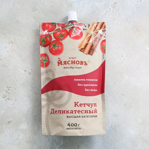 Кетчуп томатный Деликатесный 400г