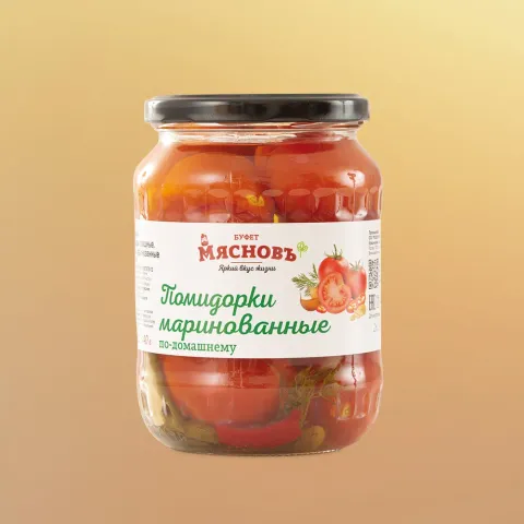 Помидорки маринованные по-домашнему 680г