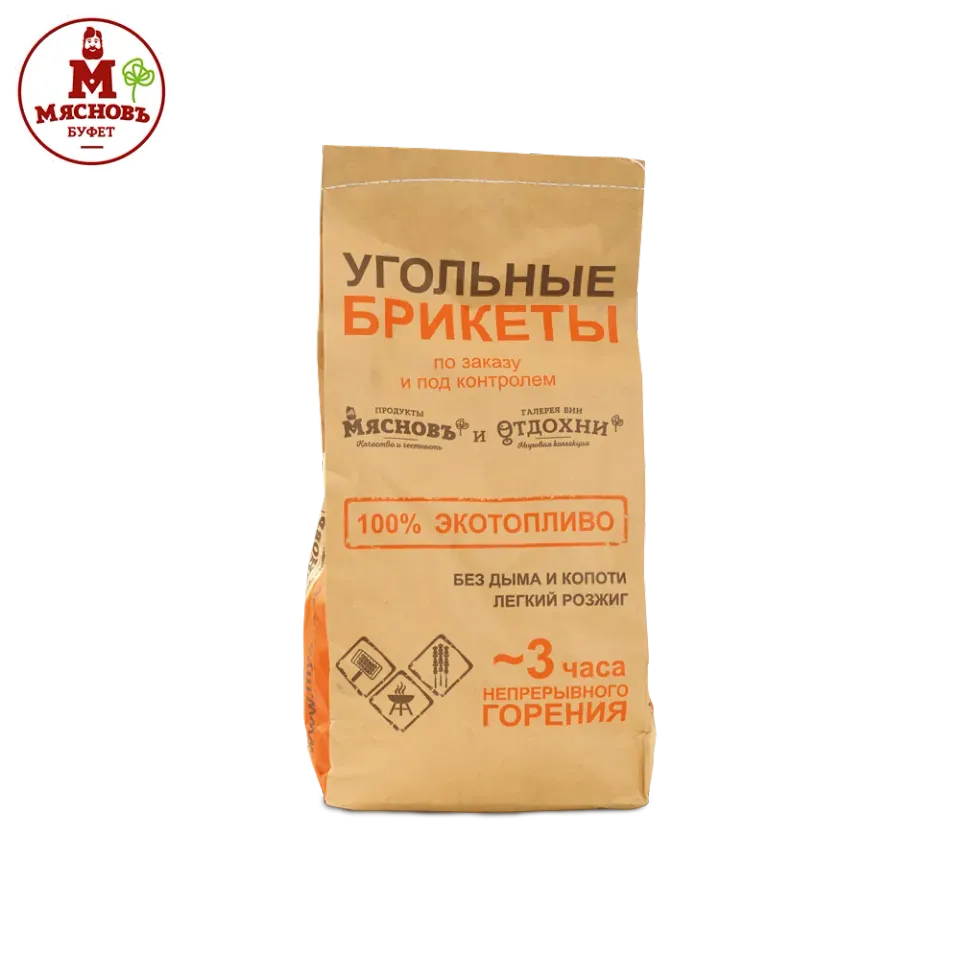 Брикеты угольные 1,5кг