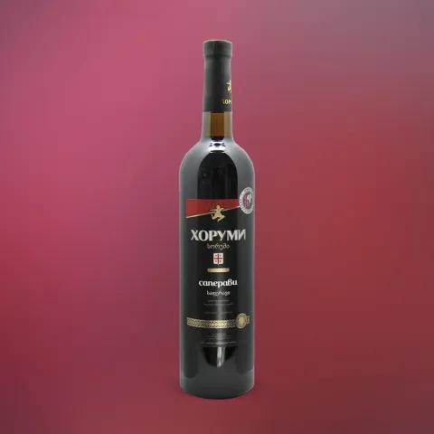 вино ХОРУМИ САПЕРАВИ ординарное сортовое 10.5-13.5% 0.75, красное, сухое, Грузия