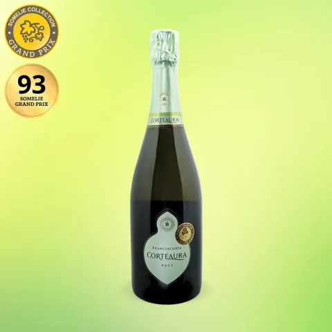 вино игристое ФРАНЧАКОРТА КОРТЕАУРА 11-13% 0.75, белое, брют, Италия