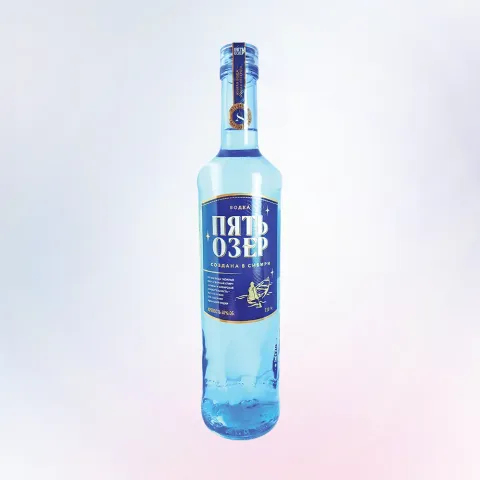 Водка ПЯТЬ ОЗЕР 40% 0.7, Россия