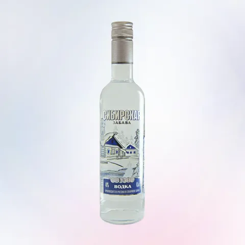 Водка СИБИРСКАЯ ЗАБАВА 40% 0,5, Россия