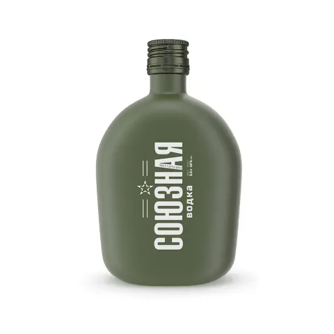 Водка СОЮЗНАЯ во фляжке 40% 0,5, Россия