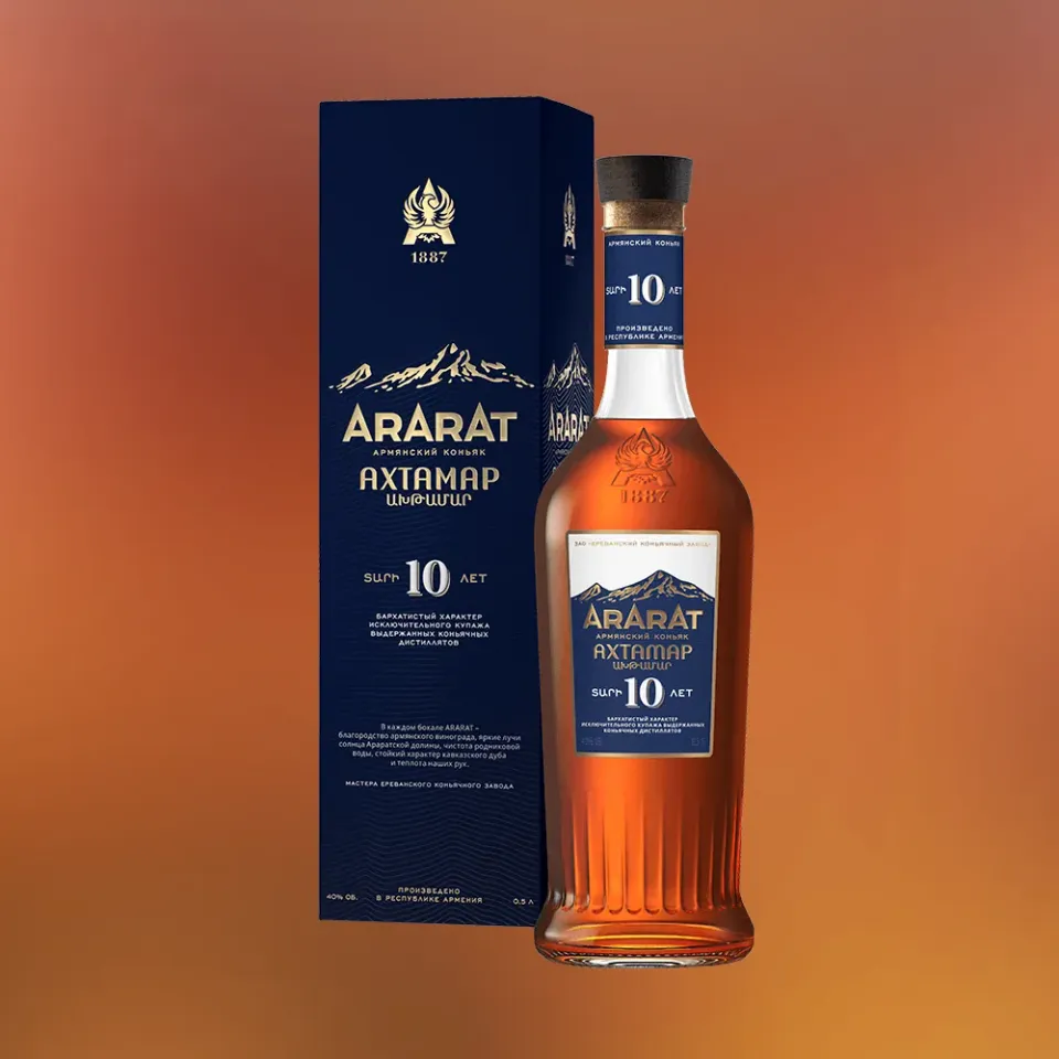 Коньяк армянский АХТАМАР 40% 0.5, Армения