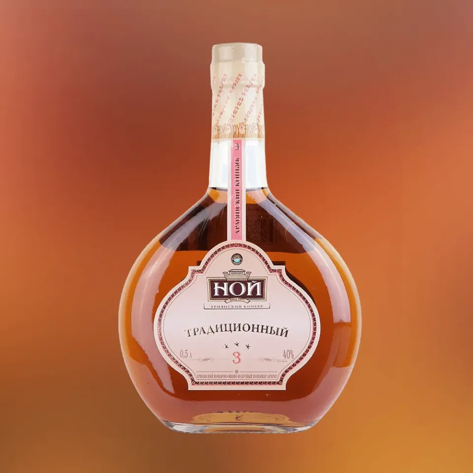 Коньяк НОЙ традиционный 3* 40% 0.5, Армения
