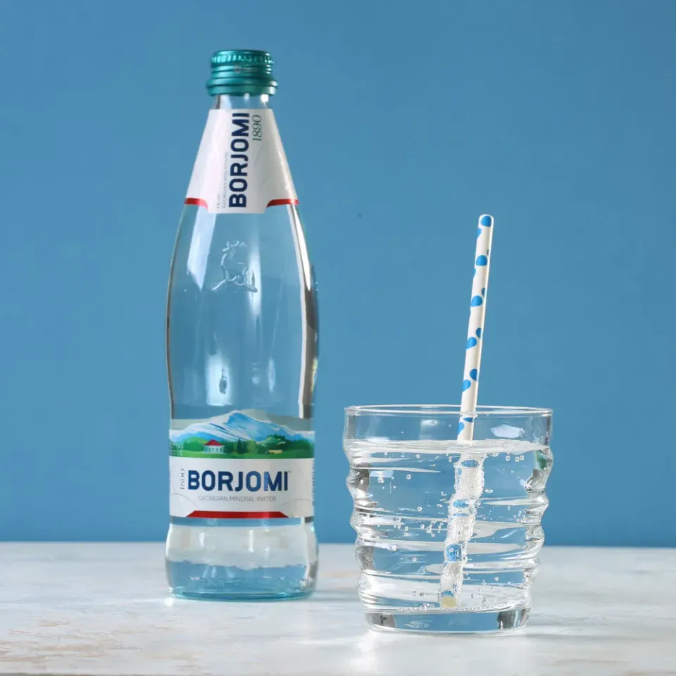 Вода минеральная природная лечебно-столовая Боржоми газированная 0,5л Грузия