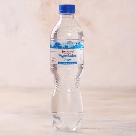 Вода родниковая природная питьевая негазированная 0,5л