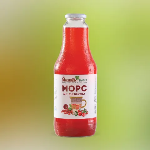 Морс клюквенный 1л