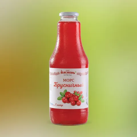 Морс брусничный 1л