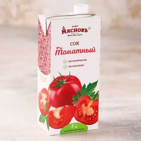 Сок томатный 1л