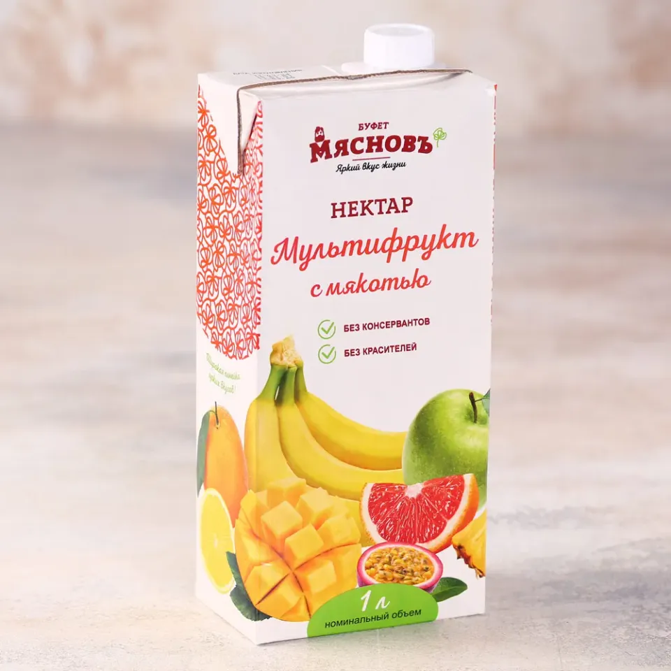 Нектар мультифруктовый 1л