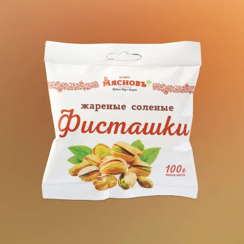 Фисташки жареные соленые 100г