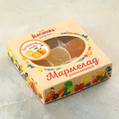 Мармелад ремесленный Цитрусовый микс 300г