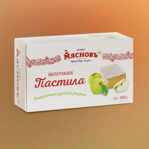 Пастила яблочная классическая 100г