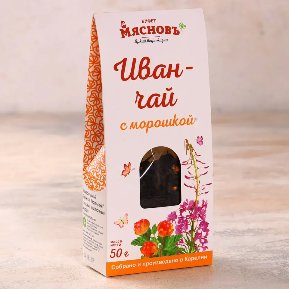 Напиток чайный Иван-чай карельский с морошкой 50г