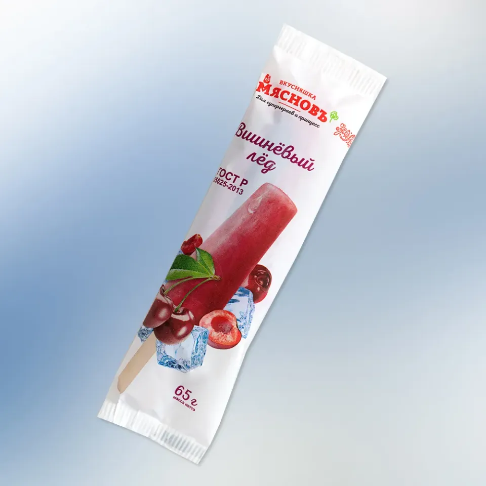 Лёд вишневый ГОСТ МясновЪ ВКУСНЯШКА 65г
