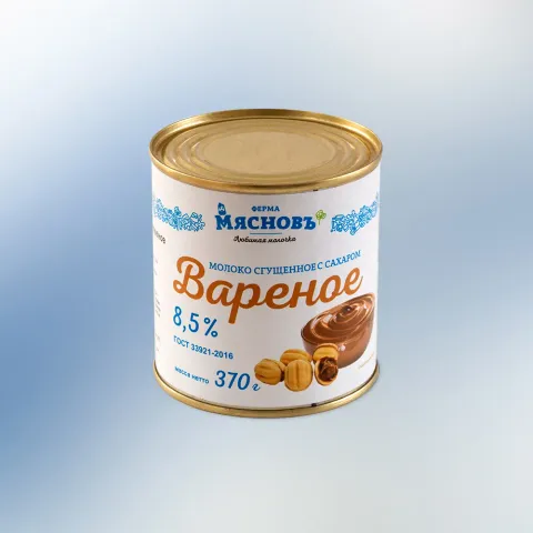 Молоко сгущенное с сахаром вареное ГОСТ 8,5% 370г