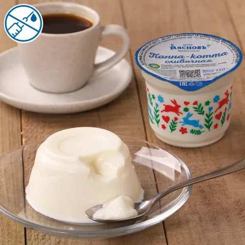 Десерт сливочный Панна-котта ванильная 10% 120г