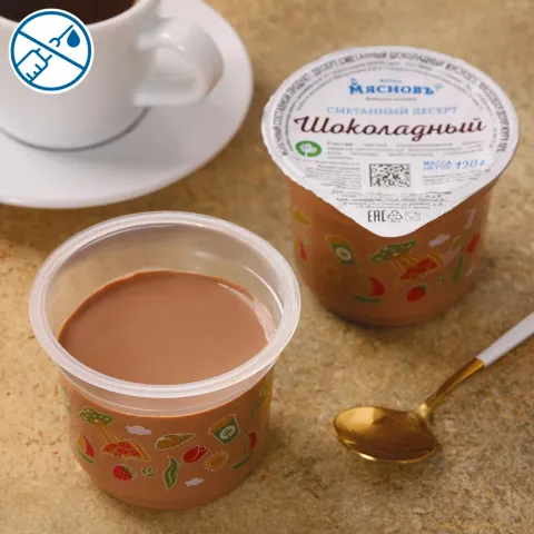 Десерт сметанный шоколадный 10% 120г