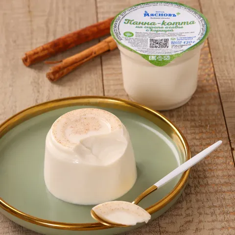 Десерт сливочный Панна-котта на сиропе агавы с корицей 10% 120г