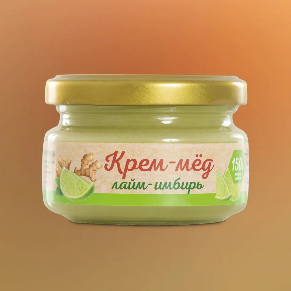 Крем-мёд с лаймом и имбирем 150г