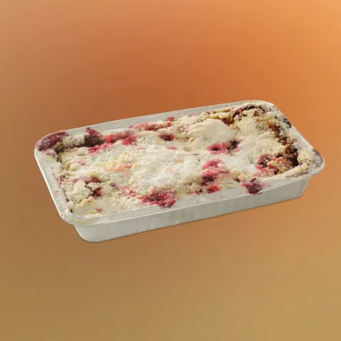 Пирог с брусникой и черной смородиной на сливочном масле 450г