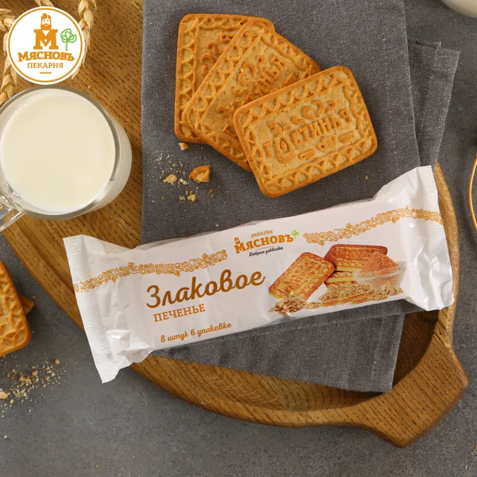 Печенье со злаками 176г