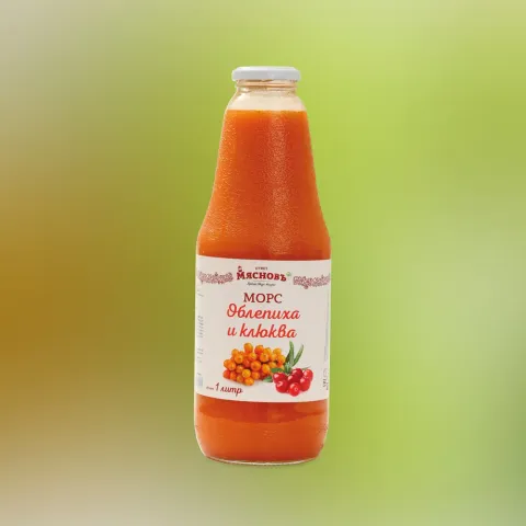 Морс из облепихи и клюквы 1л