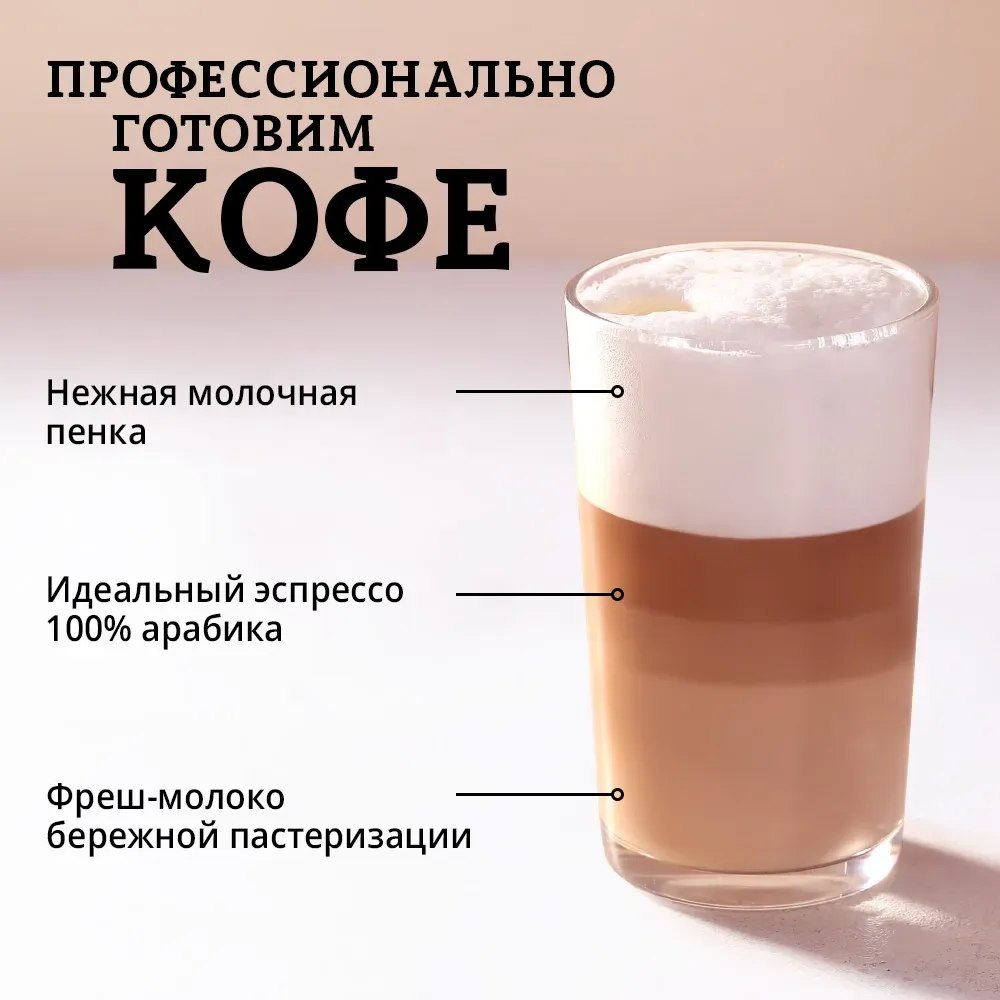 Макиато из 100% Арабики и фреш-молока 220мл