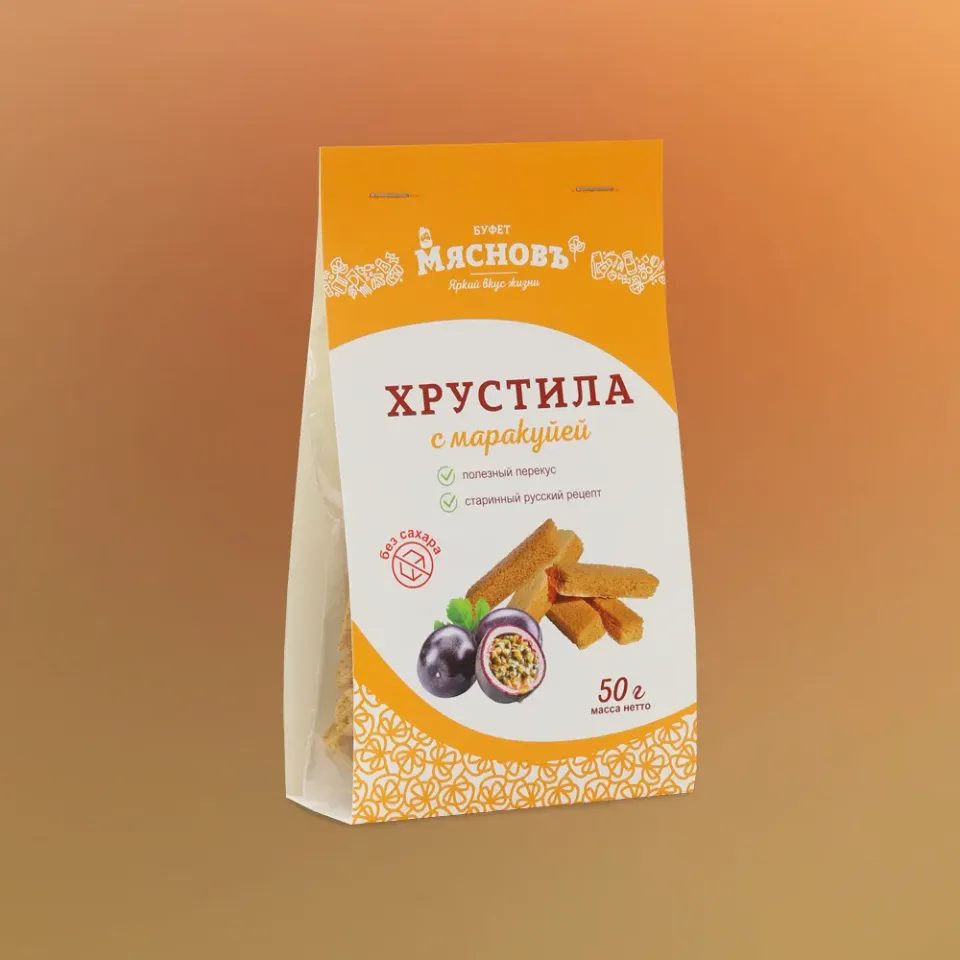Хрустила с маракуйей без сахара 50г