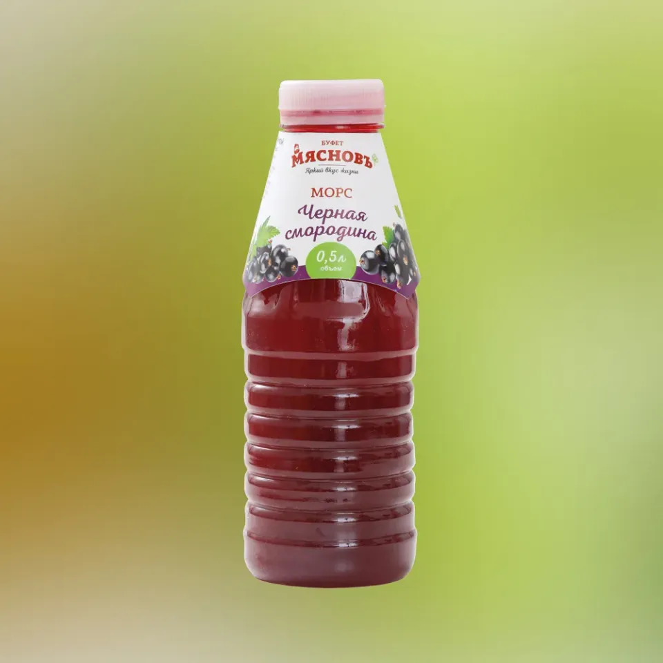 Морс из черной смородины 0,5л