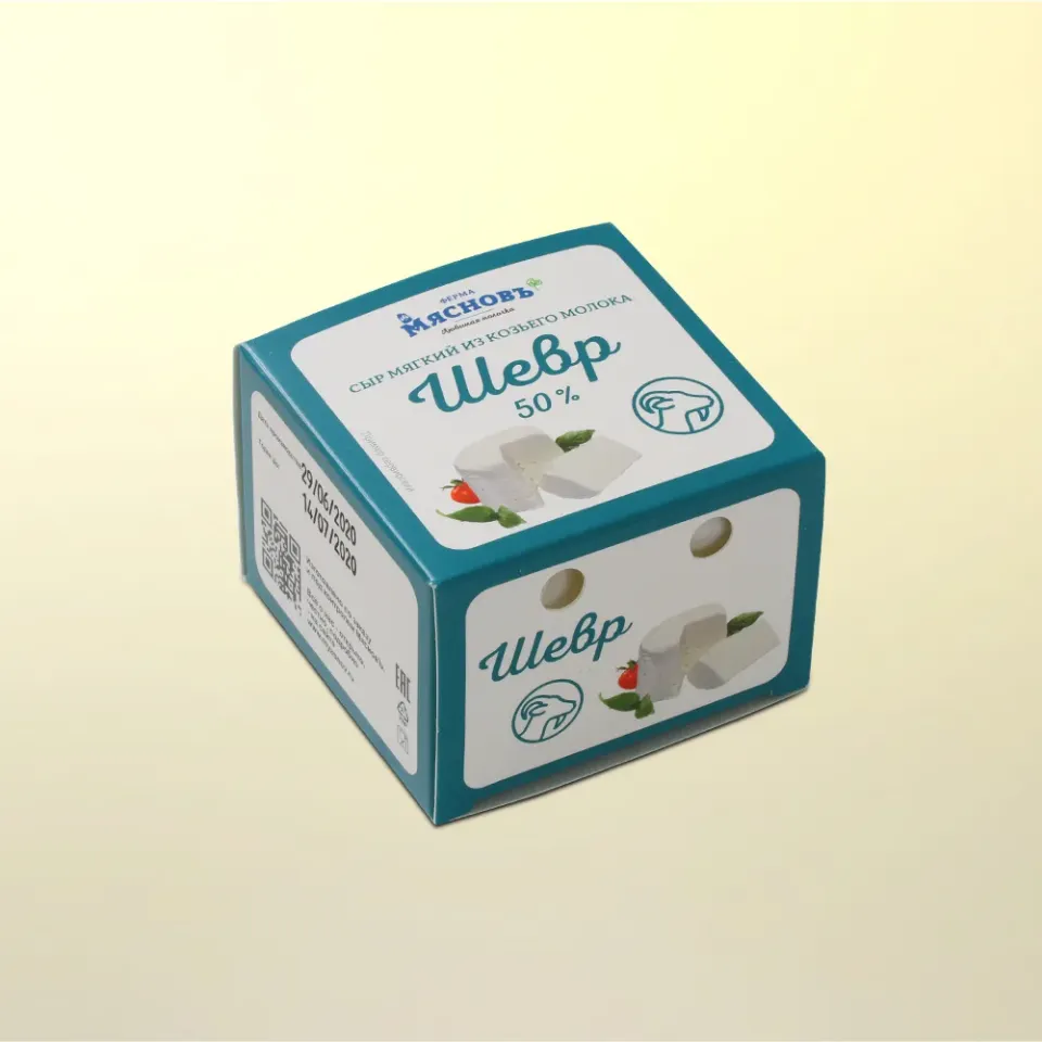 Сыр Шевр мягкий из козьего молока 45% 100г