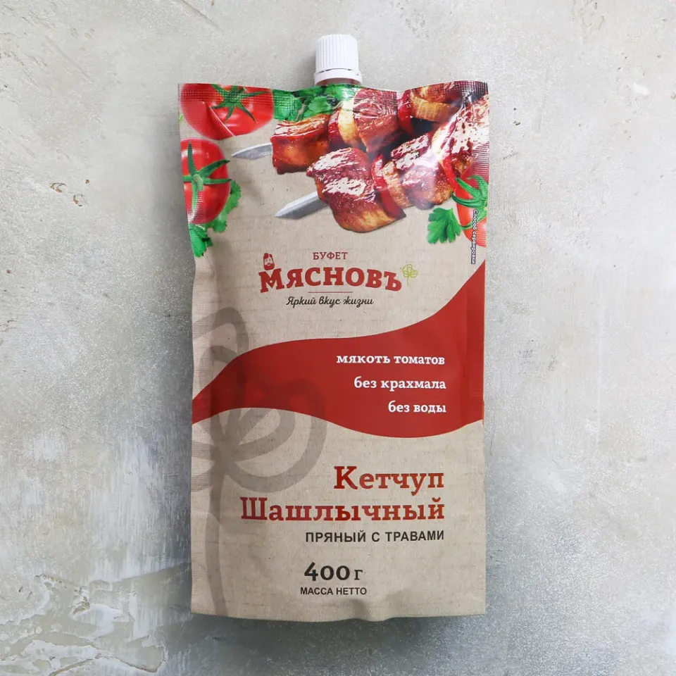 Кетчуп томатный Шашлычный 400г