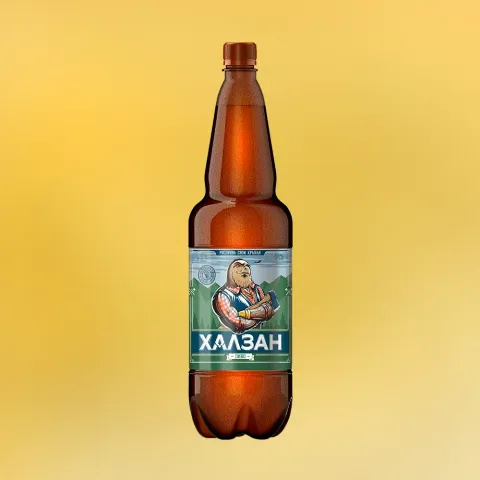 пиво ХАЛЗАН 4.5% 1.35, светлое, Россия