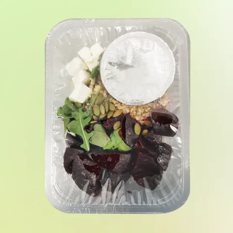 Салат из запеченной свеклы с сыром Фета