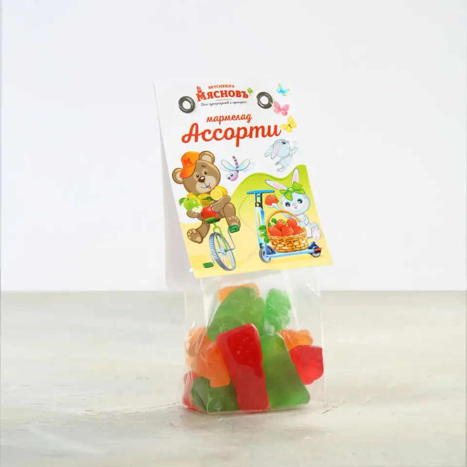 Мармелад жевательный Ассорти Мясновъ ВКУСНЯШКА 100г