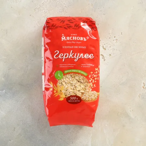Хлопья овсяные геркулес 500г