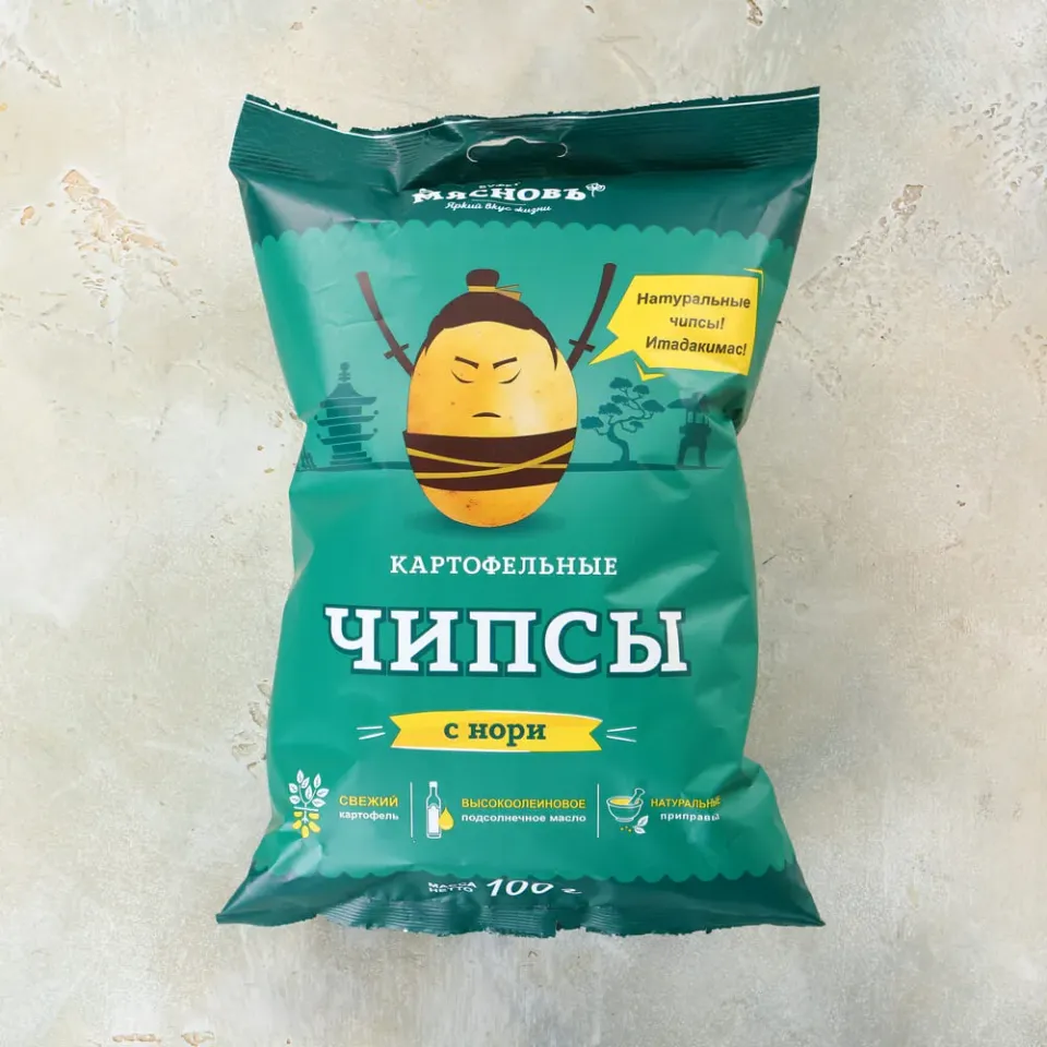 Чипсы картофельные с нори 100г