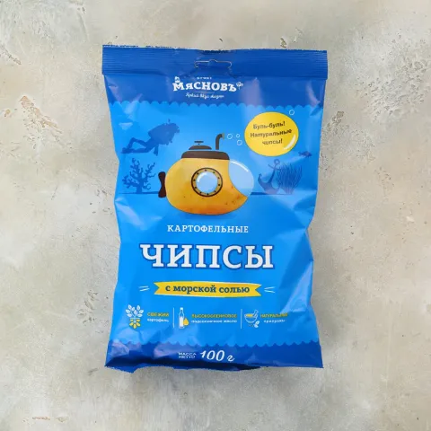 Чипсы картофельные с солью 100г