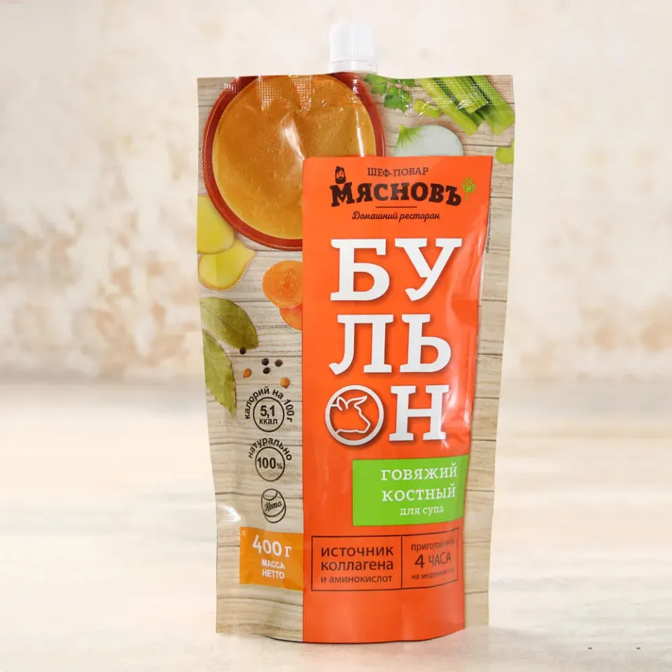 Бульон костный говяжий для супа 400г