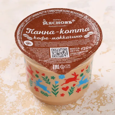 Десерт сливочный Панна-котта кофе-моккачино 8% 120г