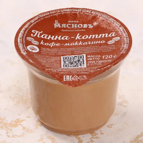 Десерт сливочный Панна-котта кофе-моккачино 8% 120г