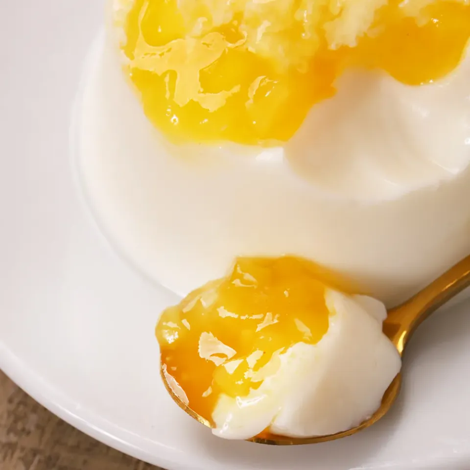 Десерт сливочный Панна-котта с манго и маракуйей 10% 120г
