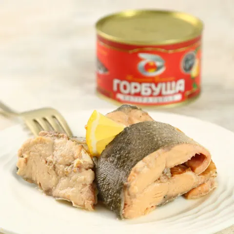 Горбуша натуральная Жемчужина Сахалина 240г